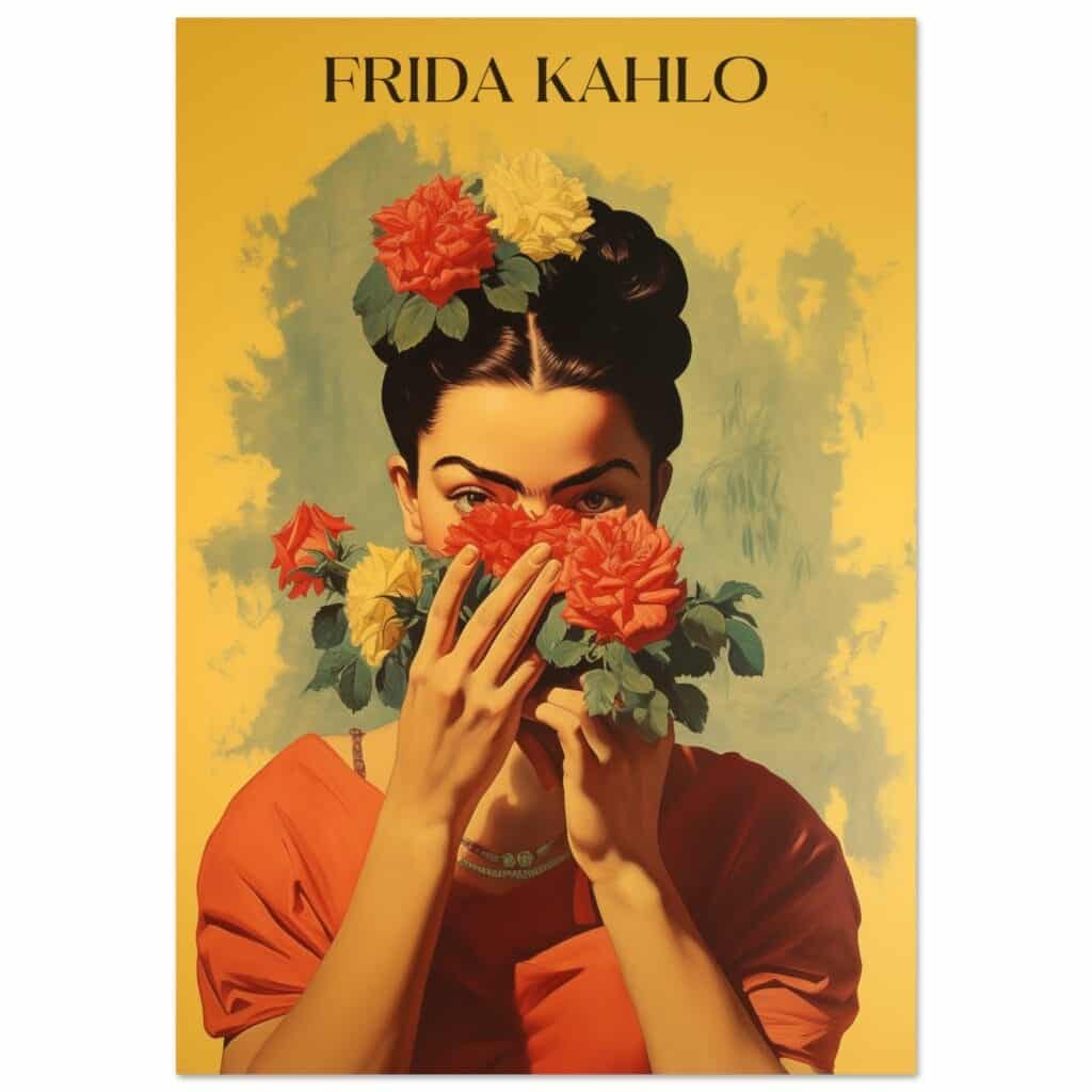 Frida Kahlo - Behind The Bloom Poster