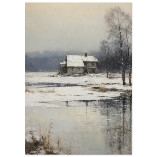 Ice lake poster