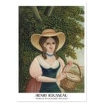 Henri Rousseau - Woman with basket of eggs poster