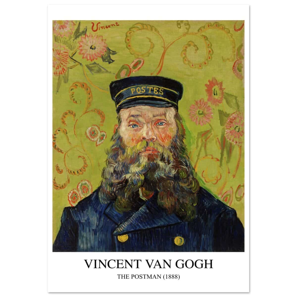 Vincent van Gogh - The Postman 1888 poster