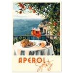 Aperol Spritz - Cocktail with a view poster