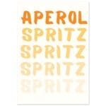 Aperol Spritz - Written poster
