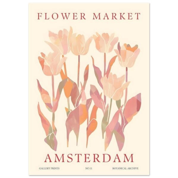 Flower market - Amsterdam I poster