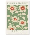 Flower market - Prague I poster