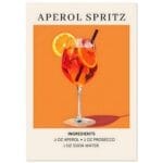 Aperol Spritz - Ingrediënten poster