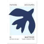 Matisse – Floating forms navy blue I poster