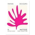 Matisse – Coral drift pink poster