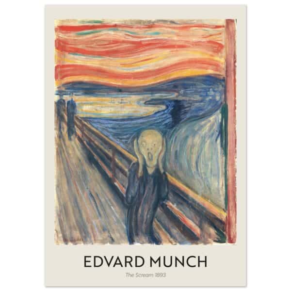 Edvard Munch - The Scream 1893 Poster