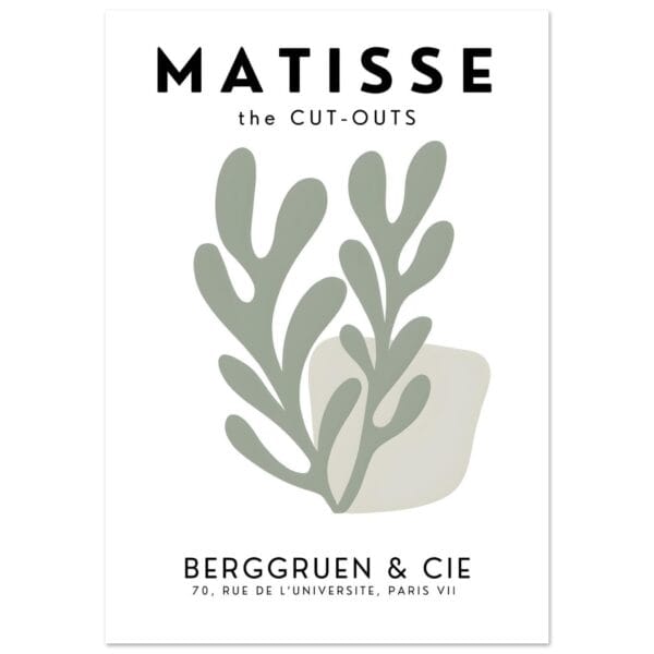Matisse – Whispers of a flower poster