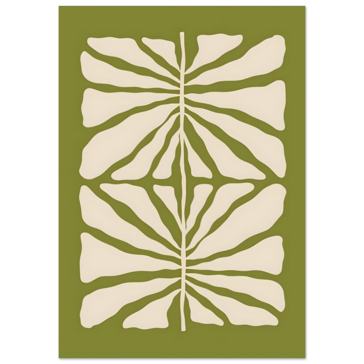 Matisse - Green vibrant reef poster