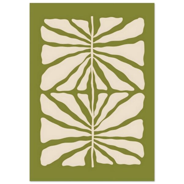 Matisse - Green vibrant reef poster
