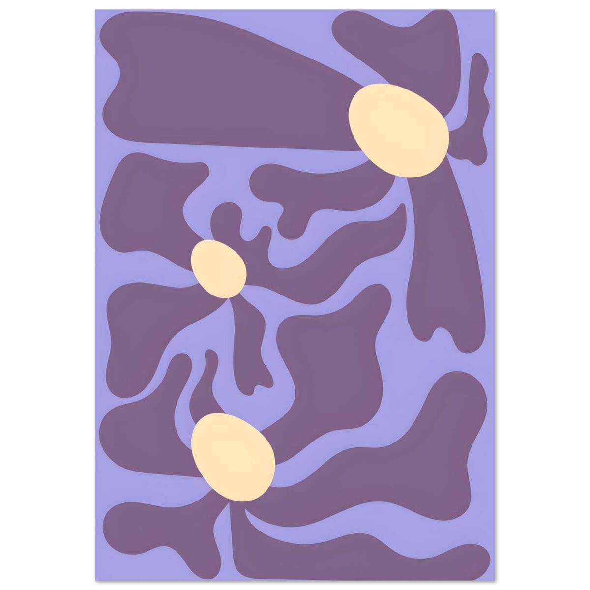 Matisse - Purple flowers poster