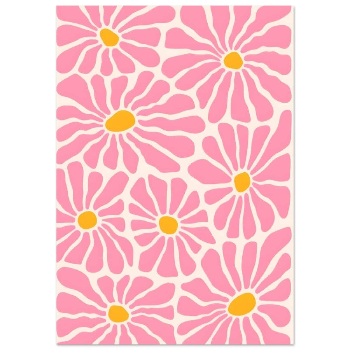 Matisse - Pink flowers poster