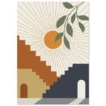 Boho – Stairway sun poster