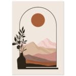 Boho – Blush horizon poster