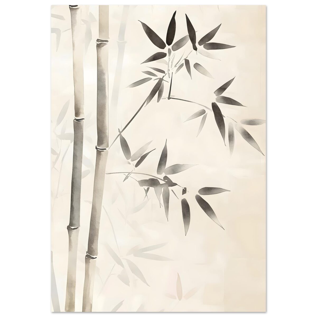 Boho – Bamboo lines poster