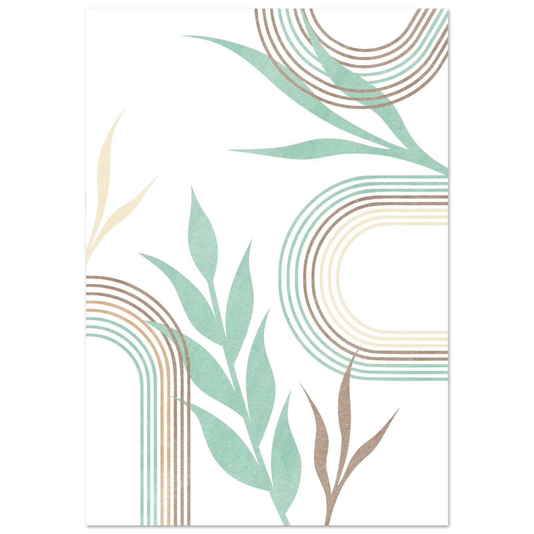 Boho – Mint leaves poster Boho – Mint leaves poster