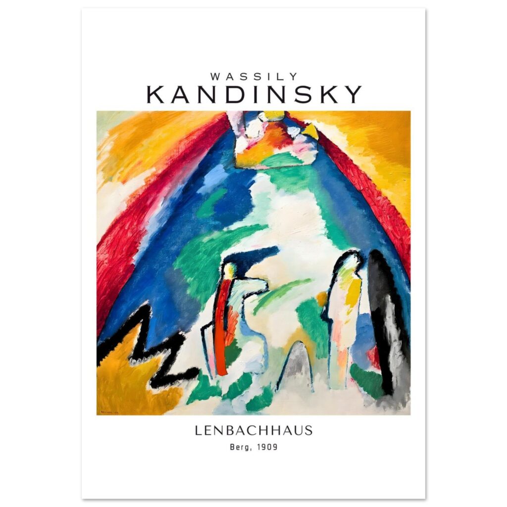 Wassily Kandinsky - Berg poster