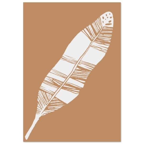 Boho – Desert feather poster