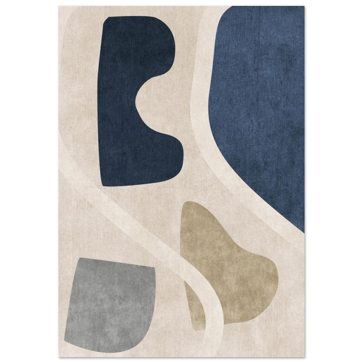 Boho – Abstract shapes poster