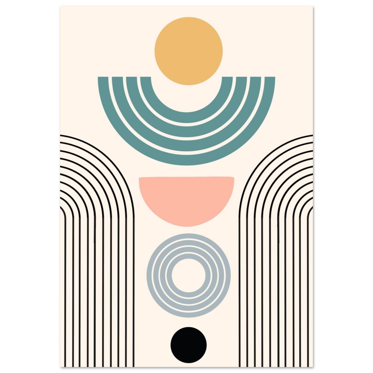 Boho – Modern sunrise poster