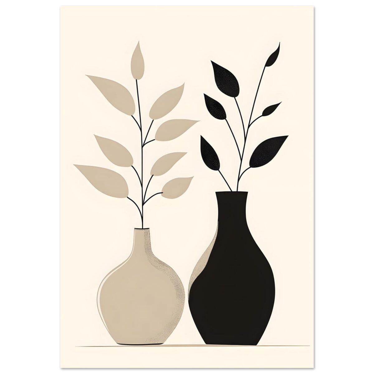 Boho – Dual vase poster