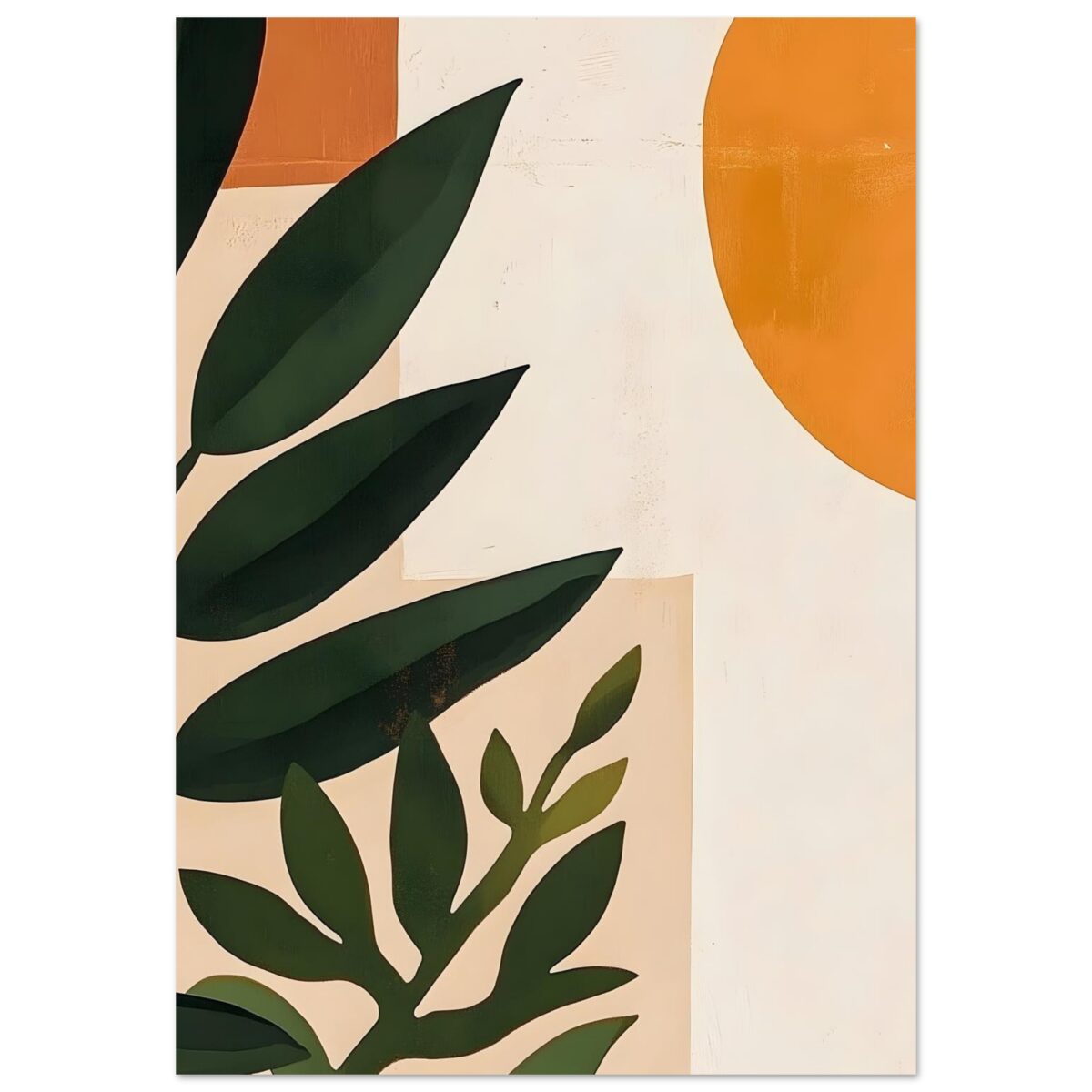 Boho – Abstract plant poster