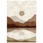 Boho – Mirror mountain poster