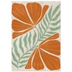 Boho – Orange florals poster
