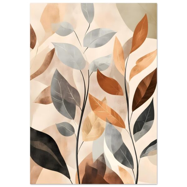 Boho – Autumn leaves poster