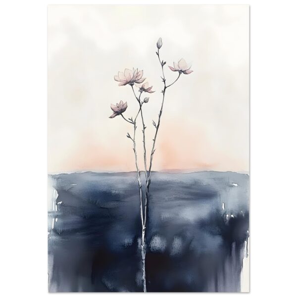 Boho – Misty blossom poster