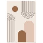 Boho – Subtle geometry poster