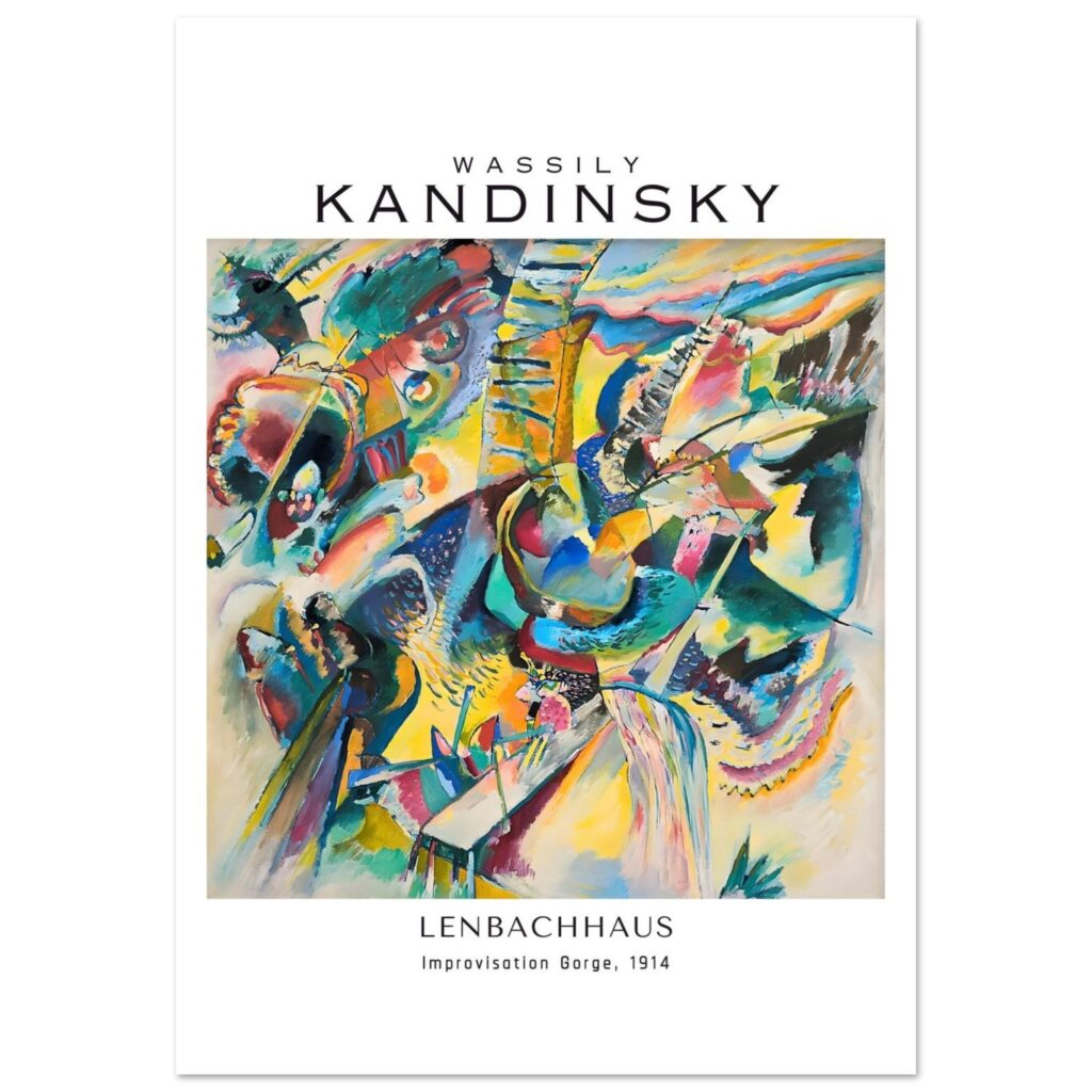 Wassily Kandinsky - Improvisation Gorge poster