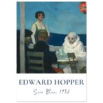 Edward Hopper - Soir bleu poster