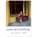 Edward Hopper - Hotel window poster