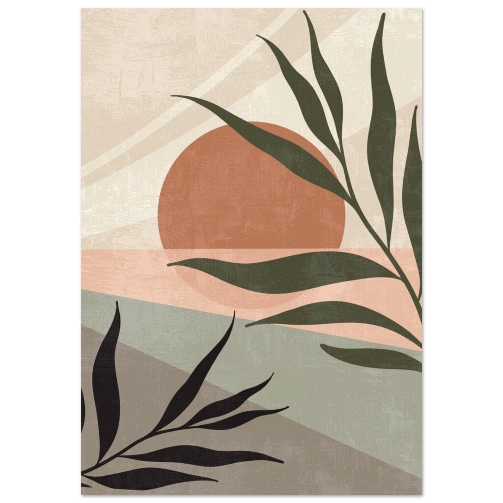 Boho – Earth tones poster