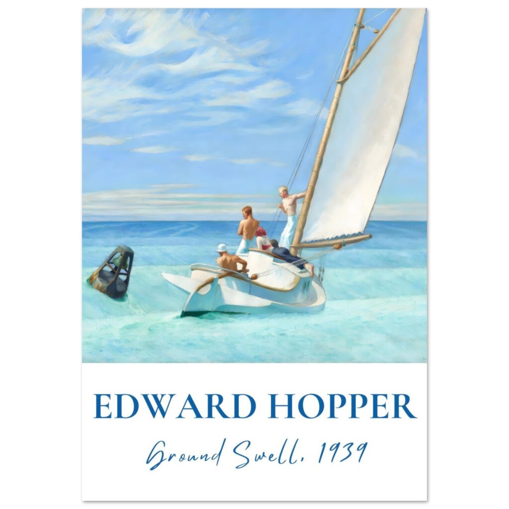 Edward Hopper - Ground swell poster