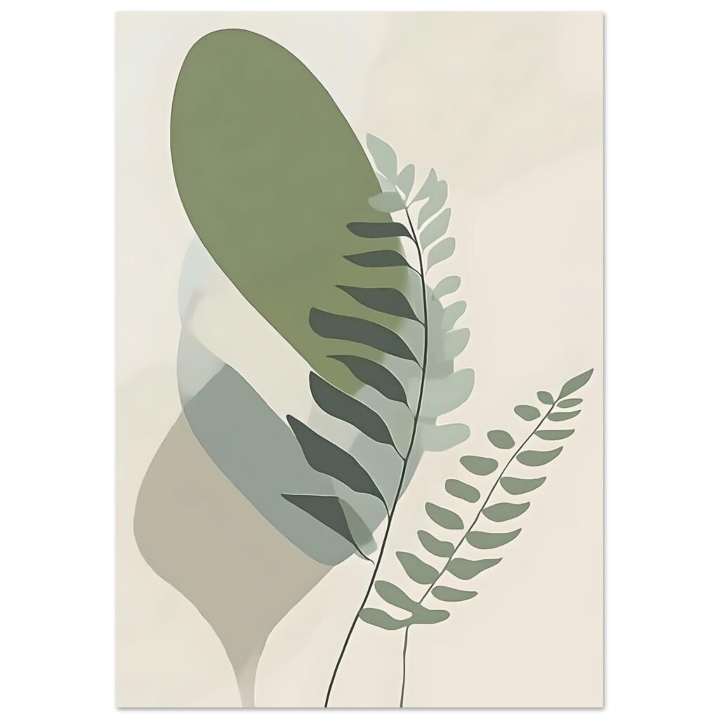 Boho – Overlapping nature poster