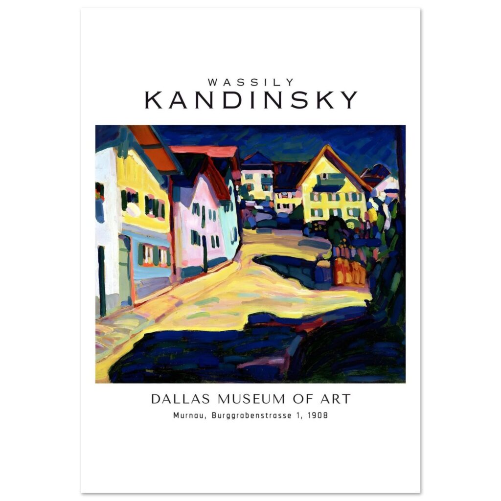 Wassily Kandinsky - Murnau Burggrabenstrasse 1 poster