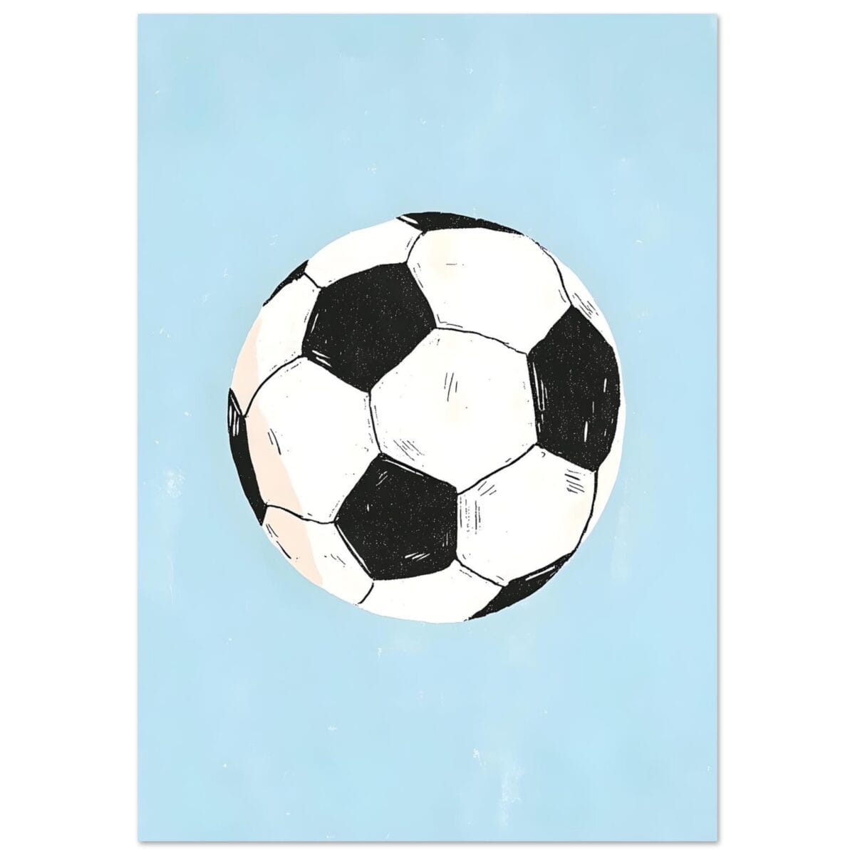 Klassieke voetbal poster