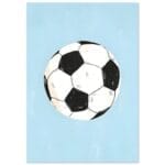 Klassieke voetbal poster