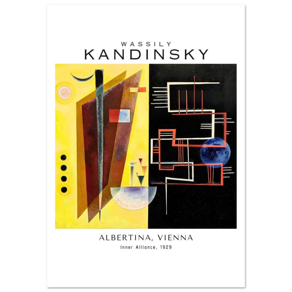 Wassily Kandinsky - Inner alliance poster