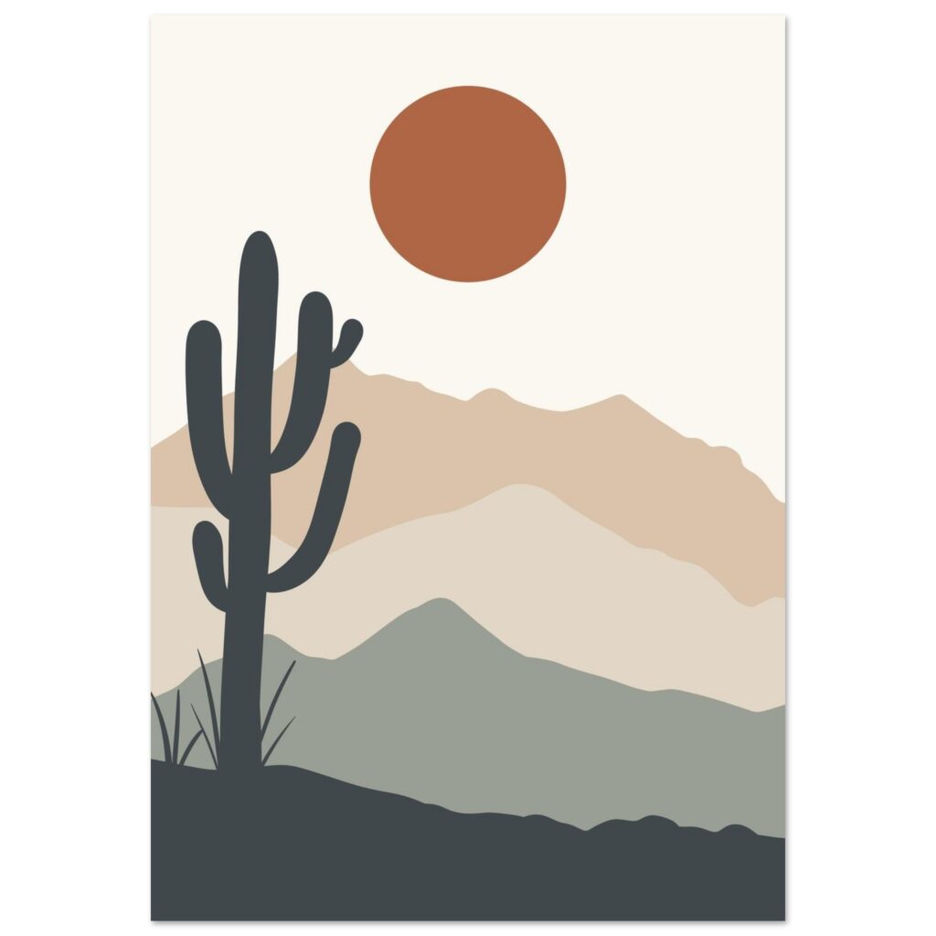 Boho – Western calm poster