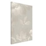 Soft grey blossoms canvas