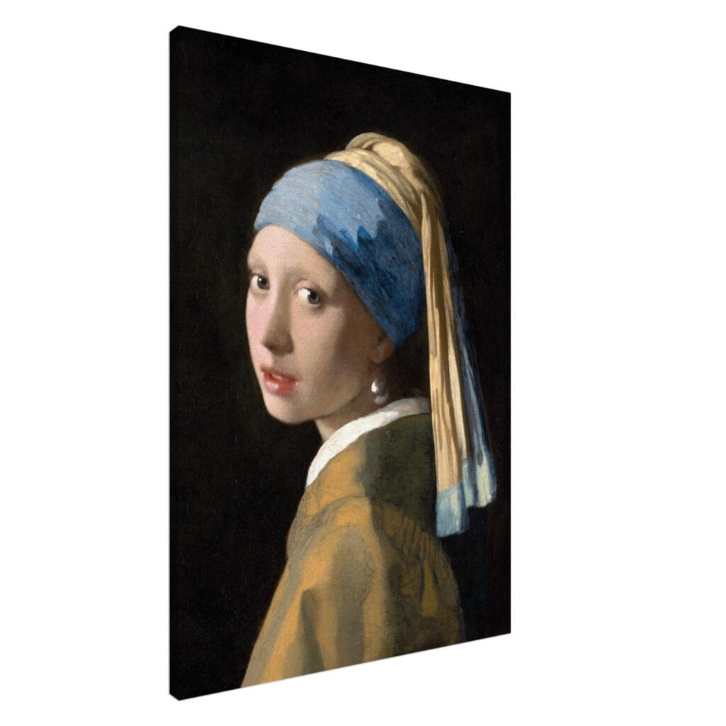 Johannes Vermeer – Meisje met de parel canvas