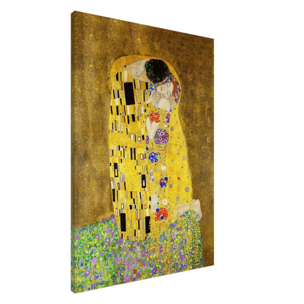 Gustav Klimt - The kiss canvas