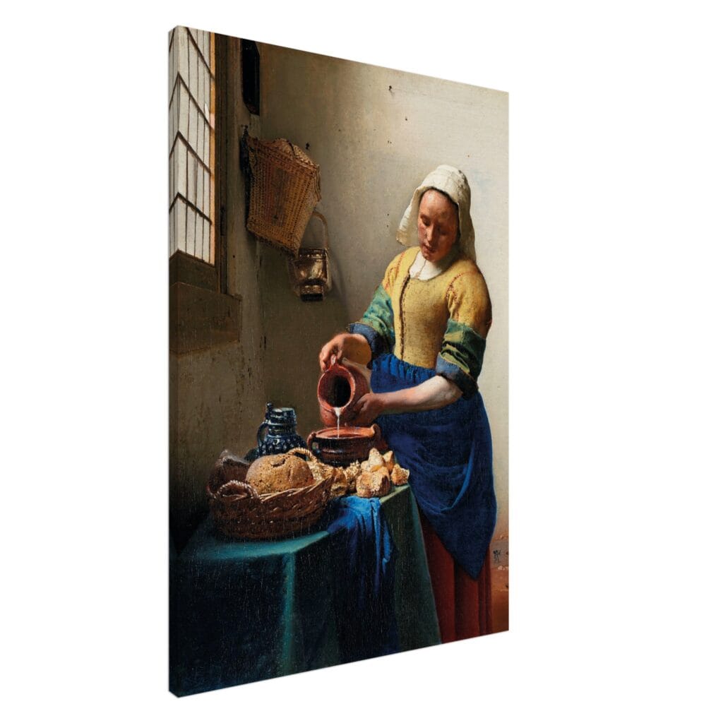 Johannes Vermeer – Het melkmeisje canvas