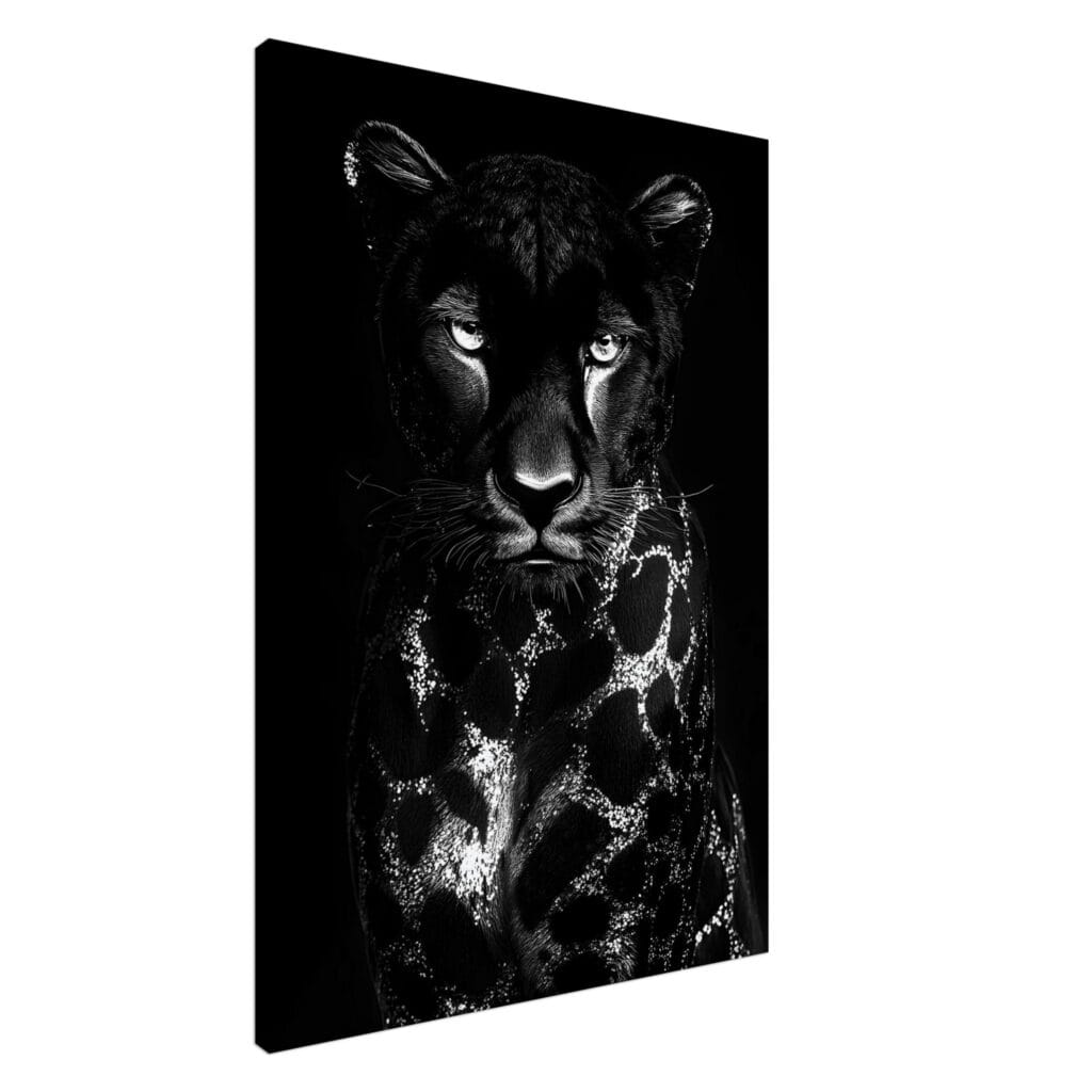 Panther portrait canvas