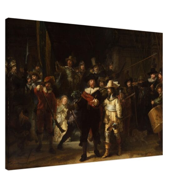 Rembrandt van Rijn - De nachtwacht canvas