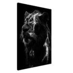 Lion portrait canvas